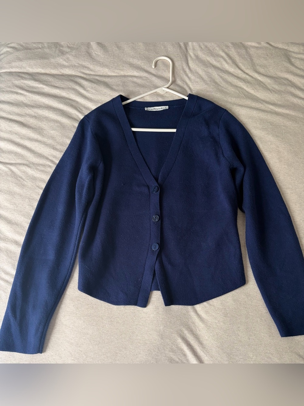 Abercrombie & Fitch Navy V neck Cardigan
